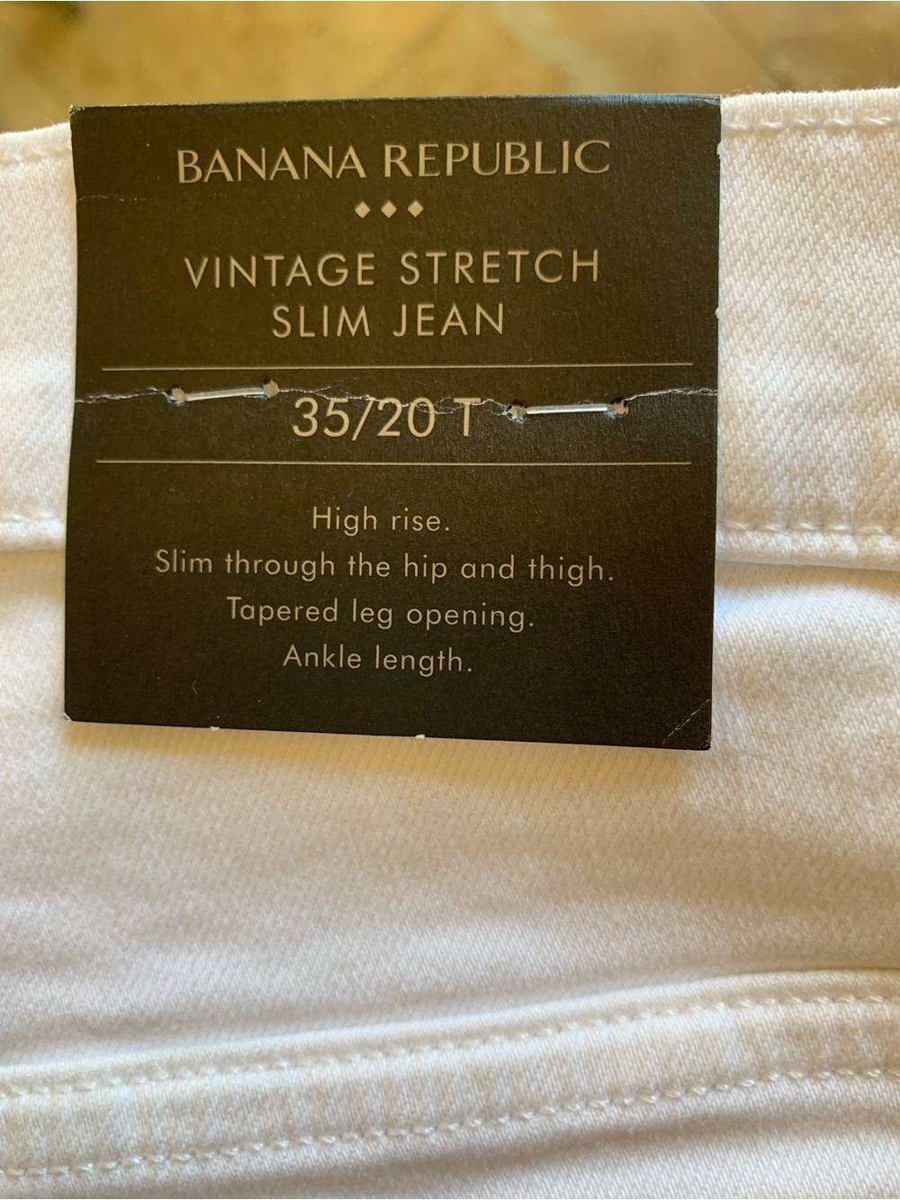 Banana Republic Slim White Skinny Jeans for Women - Picture 7 of 8